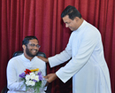 Puttur: Fr Dr Antony P Monteiro takes charge as new principal of St Philomena College